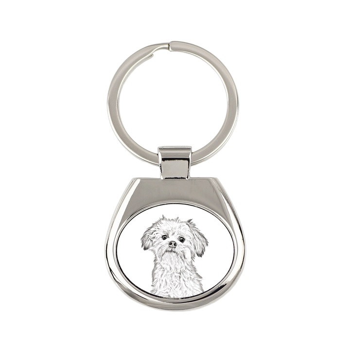 Lowchen kutyafotós kulcstartó Art-Dog