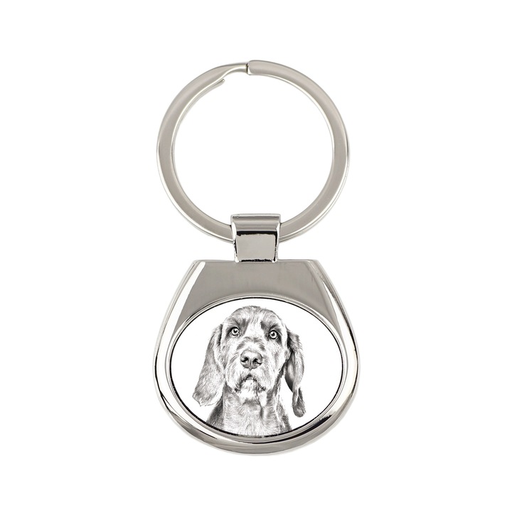 Drótszőrű vizsla kutyafotós kulcstartó Art-Dog