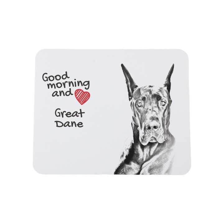 Mouse pad personalizat cu caini, pisici si cai, Art-Dog, 22x18cm, 3mm