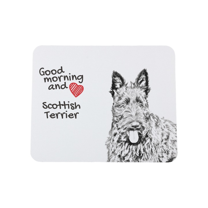 Mouse pad personalizat cu caini, pisici si cai, Art-Dog, 22x18cm, 3mm grosime
