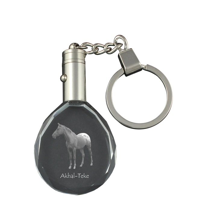 Kulcstartó kristályokkal, Art-Dog, kulcstartó világítással, készlet, 40x35x10mm, többszínű