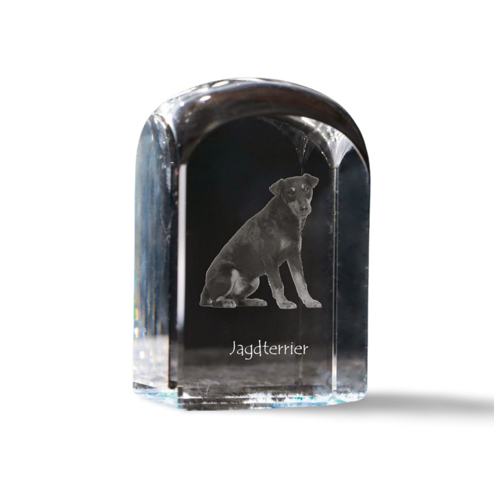 Accesoriu decorativ din cristal Art-Dog, cu imagine personalizata, 10x6x6cm, transparent