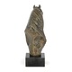 Ló szobrocska, Art-Dog, Kő, Bronz