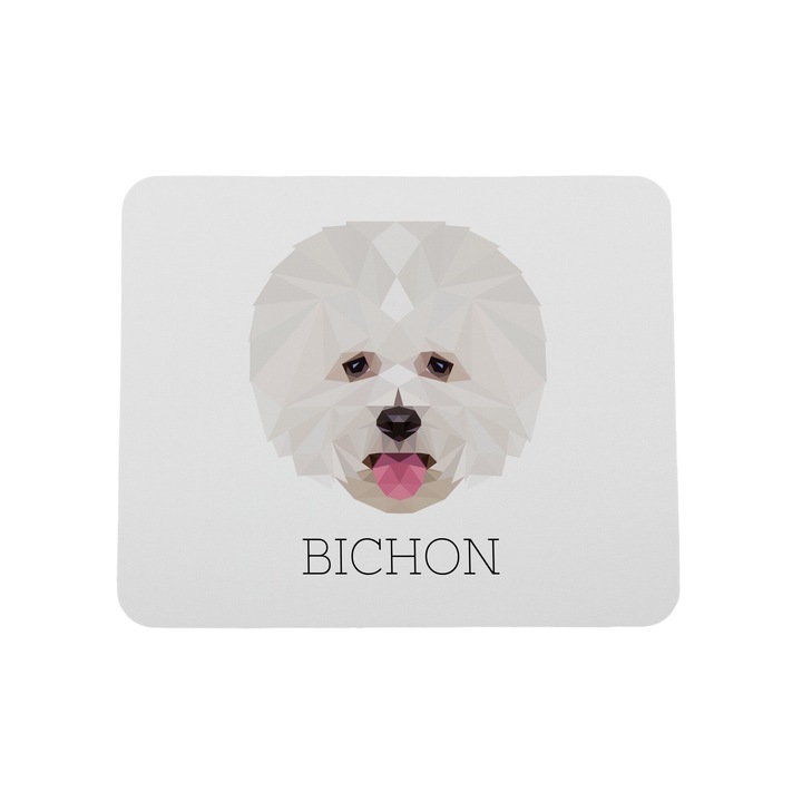 Подложка за мишка геометрична Art-Dog, 23x19cm, дизайн куче