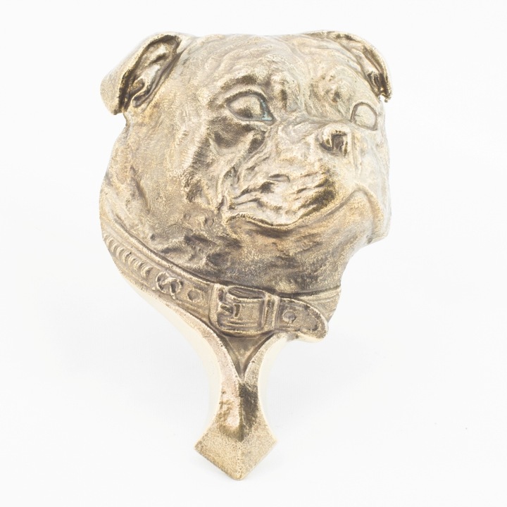 Cercel de usa Art-Dog, cap de caine Staffordshire Bull Terrier, din alama, decor retro, dimensiuni variate, set inclus.