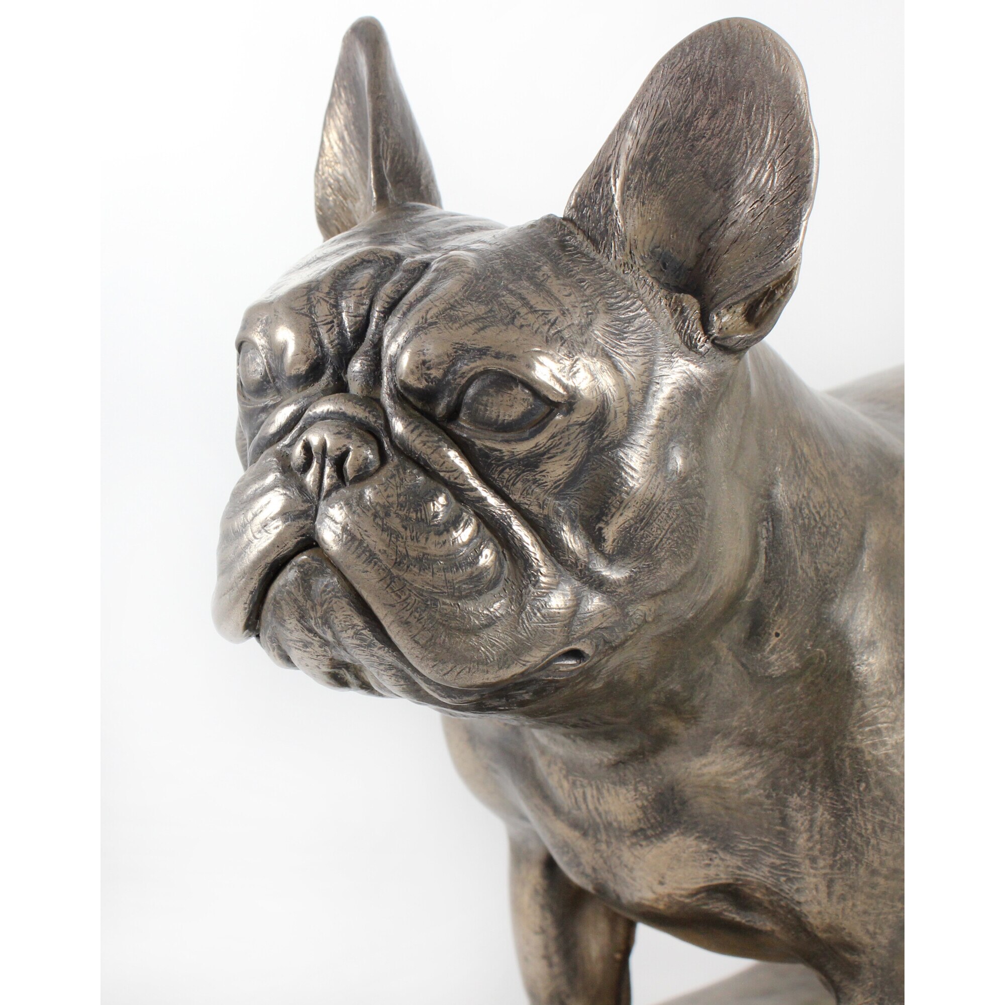 Statueta caine Bulldog Francez, Art-Dog, editie limitata, bronz