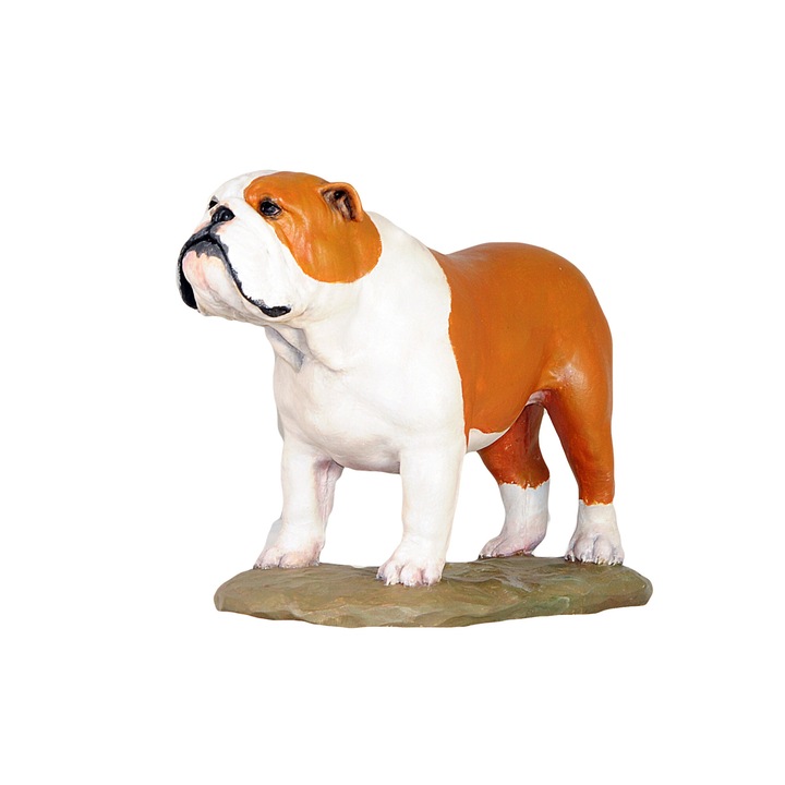 Statueta Bulldog Englezesc, Art-Dog, Bronz, Multicolor