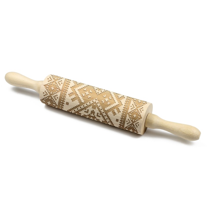 Art-Dog Boho 4 gravírozott sodrófa, bükkfa, 40cm