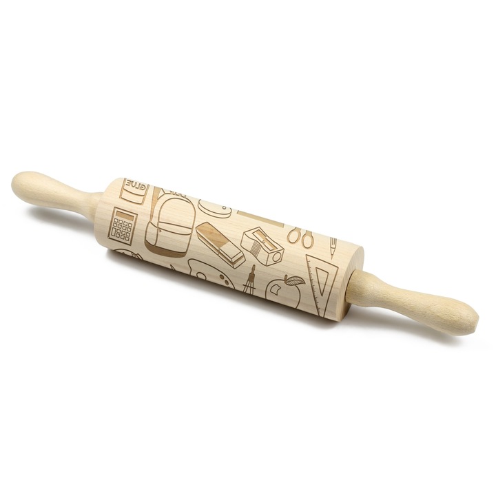 Sucitor gravat, Art-Dog, 40cm, lemn de fag, pentru decorarea biscuitilor