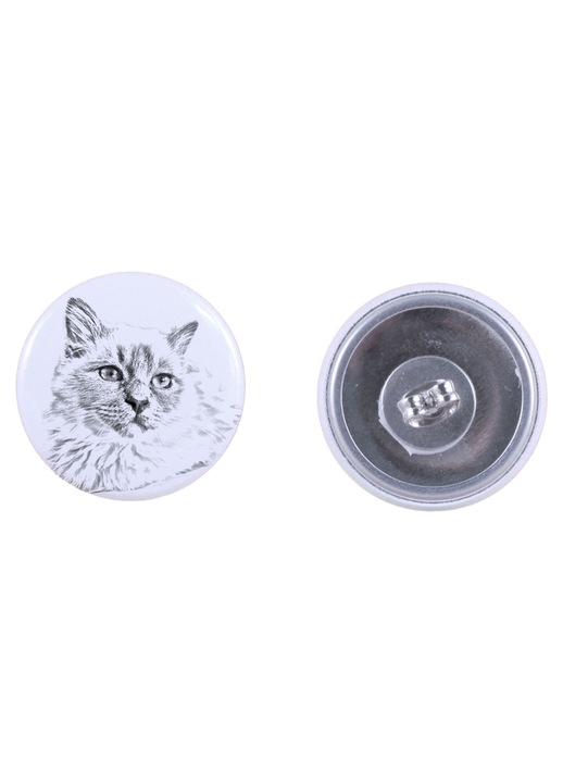 Cercei/pin Art-Dog, model Birman 2.5cm