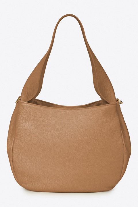 Massimo Castelli, Geanta de piele cu bareta de umar, Caramiziu