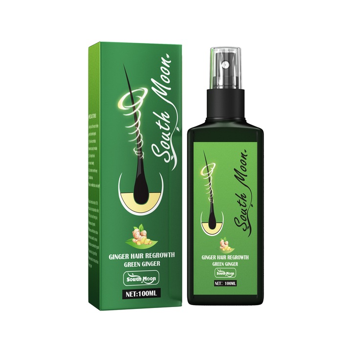 King Ginger hajnövesztő olaj biotin hajnövesztő szérum 100%-ban természetes gyömbér illóolaj - elősegíti az erősebb, vastagabb és hosszabb hajat nők és férfiak számára