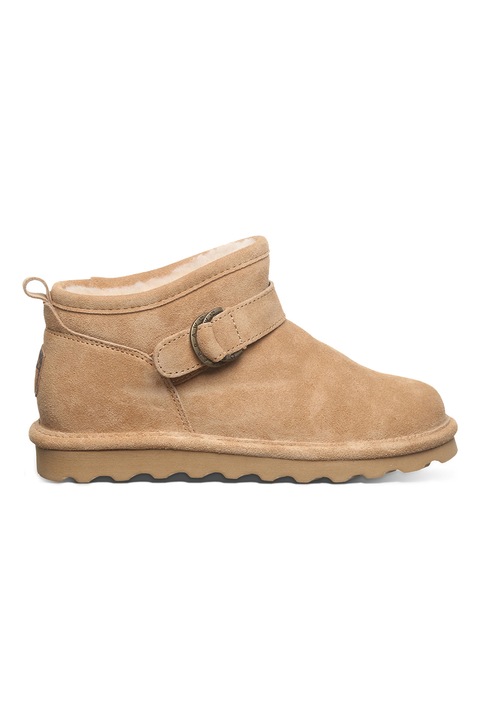 BEARPAW, Велурени боти Petite с лесно обуване, Camel