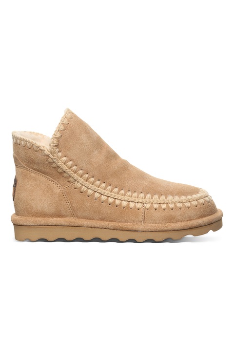 BEARPAW, Велурени боти с лого, Camel