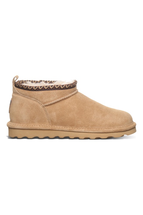 BEARPAW, Велурени боти без закопчаване, Camel