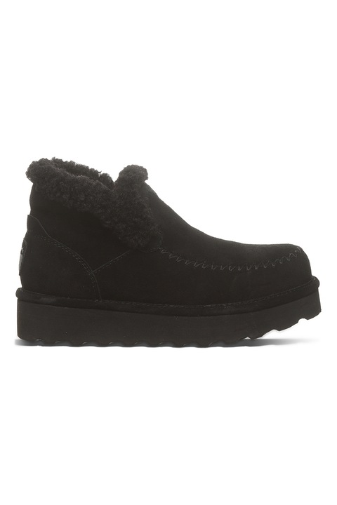 BEARPAW, Велурени боти без закопчаване, Черен
