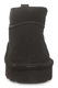 BEARPAW, Retro bebújós nyersbőr csizma, Fekete, 35 EU