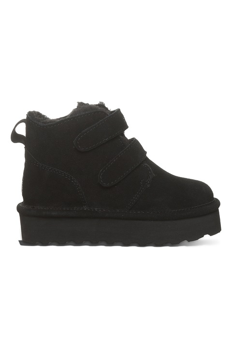 BEARPAW, Велурени боти Retro Larisa с велкро, Черен
