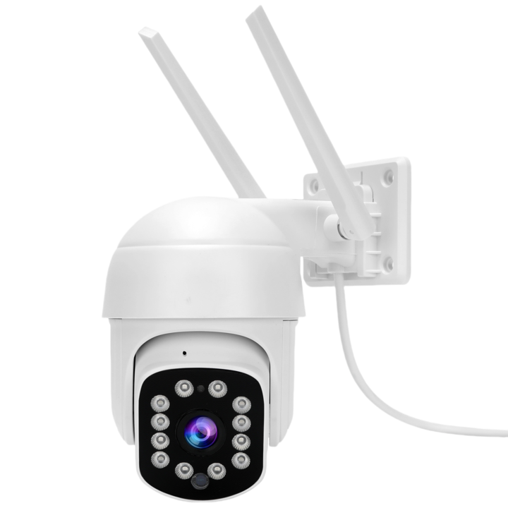 Camera ascunsa dome in aer liber Mini 4k HD Mini rotativ Remote Night Vision In aer liber impermeabil Securitate Urmarire detectare umana AI Card de stocare SD Functie de alarma H.265