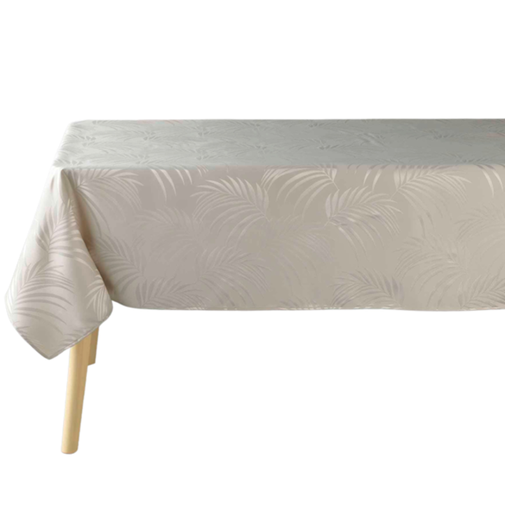 Téglalap alakú Jacquard PLUMETTE terítő, 140 x 240 cm - vászon