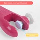 Carusel Muzical Reincarcabil pentru Patut Bebelusi, Control prin Telecomanda, Cronometru, Proiector cu Lumini si Sunete, Rotire 360°, Jucarii Detasabile - Zornaitoare si Dentitie, Cantece de Leagan/Melodii Calmante, Volum Ajustabil, pentru 0-24 Luni, Roz