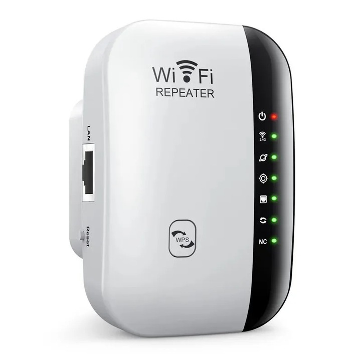 Extender WiFi Ouyifan, Amplificator Semnal, 300Mbps, Alb, Priza EU