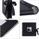 Album foto DIY 30 pagini, Cozevdnt, 20.5x20.5cm, negru, carton rigid