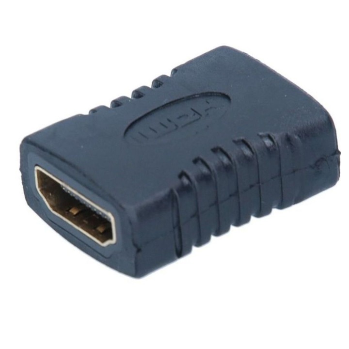 Adaptor e-SWC®, HDMI mama / HDMI mama, Negru