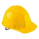Каска Denzel, защитна, от ABS пластмаса, модел W-001, плавно регулируем размер, жълт
