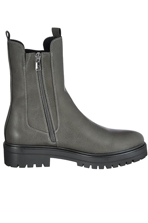 Cizme dama Tom Tailor Chelsea Snug, Silver Grey, 37 EU
