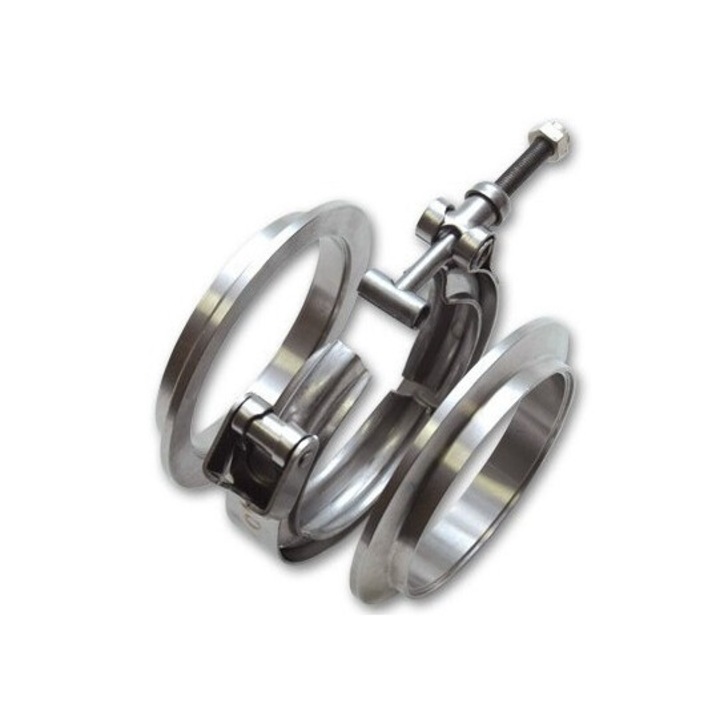 V-pántos nyaklánc karimával, 51mm