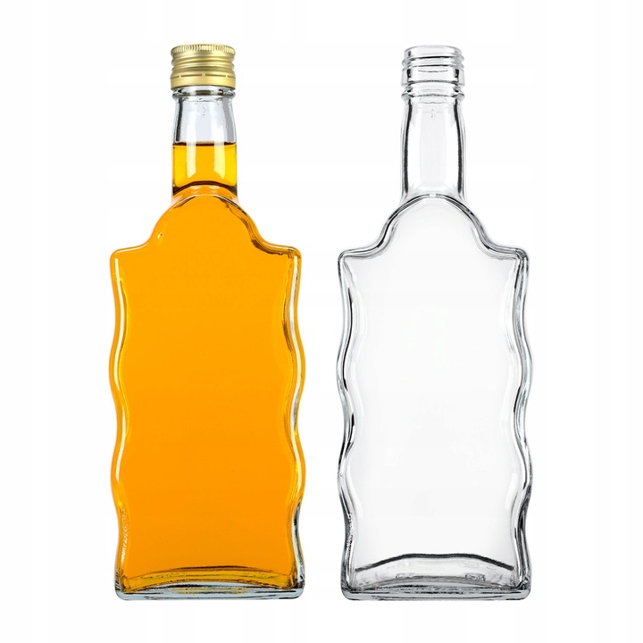 Бутилка, за ликьори, вино, сок, уиски сода, с капак, 500 мл