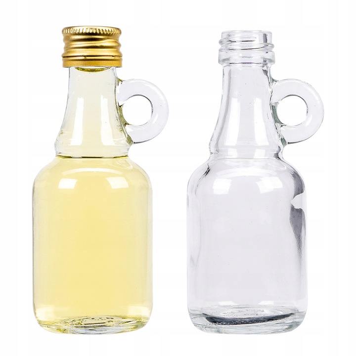 Üvegkészlet kupakkal, szuperpalackok, üveg, kiváló minőségű gyártás, könnyen tisztítható, tartós, 40 ml, légmentes záródás, 9,3 x 3,8 cm, többszínű