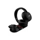 Incarcator wireless cu cablu USB, HyperX, Incarcare wireless pentru doua dispozitive, Indicatori LED care arata starea de incarcare, Adaptor AC inclus, Material: ABS, Negru