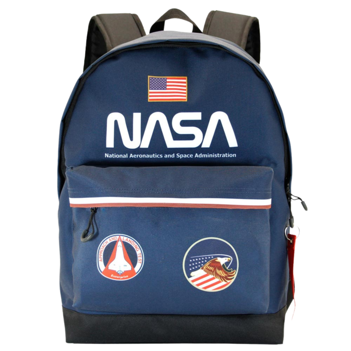 NASA Infinity kétrekeszes iskolai hátizsák Navy kék