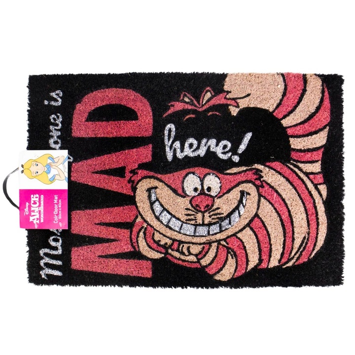 Bejárati szőnyeg Pyramid International, Alice Csodaországban, csúszásmentes, 60x40cm