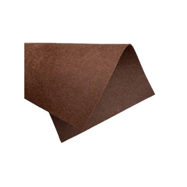 Fetru rigid 2mm 20X30cm, coala A4, maro inchis