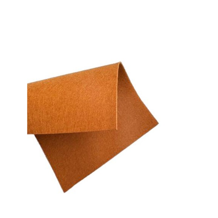 Fetru rigid 2mm 20X30cm, coala A4, maro deschis