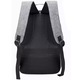 Rucsac de calatorie, Cracos®, gri, 42x28x15 centimetri, sistem antifurt, 2 buzunare principale, compartiment laptop, cablu de incarcare USB, ideal bagaj de mana