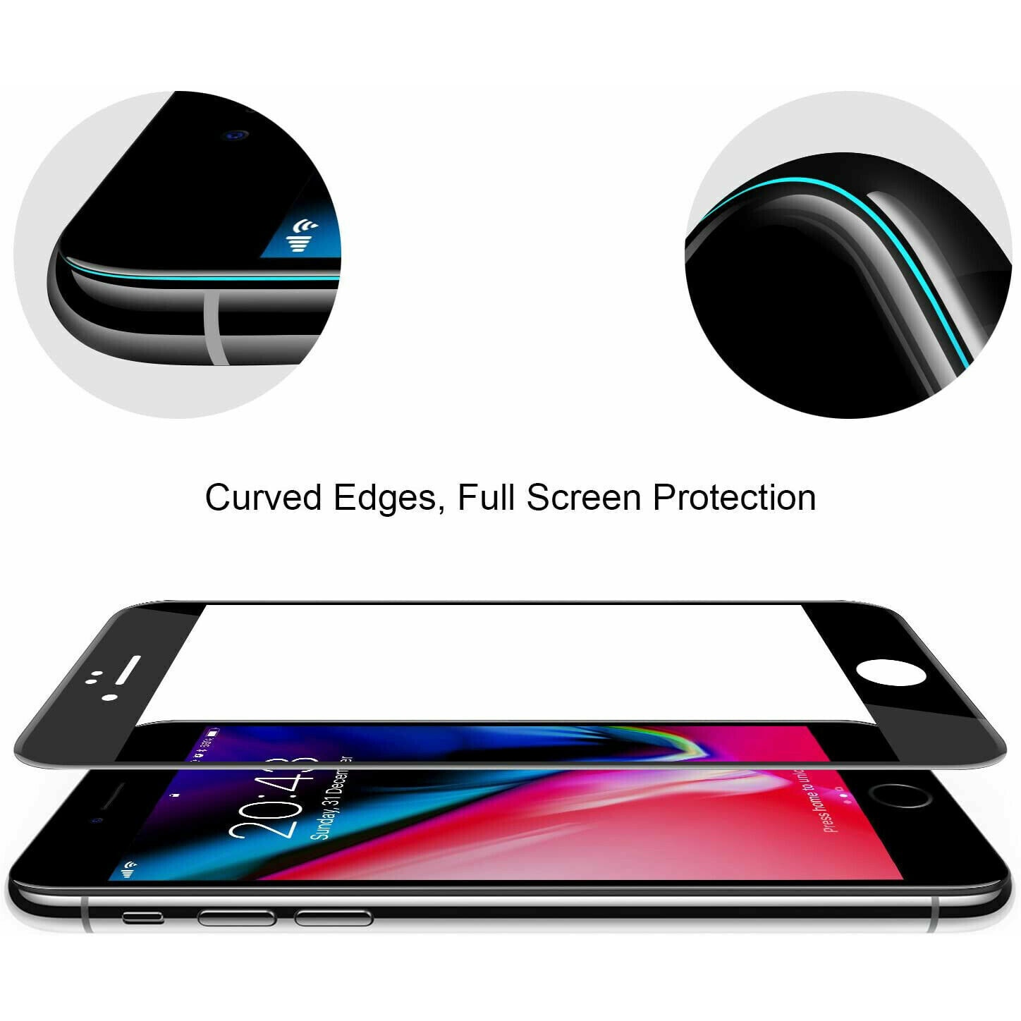 Folie Compatibila cu Iphone X/ 11Pro, Full Cover, 6D, Calitate Premium