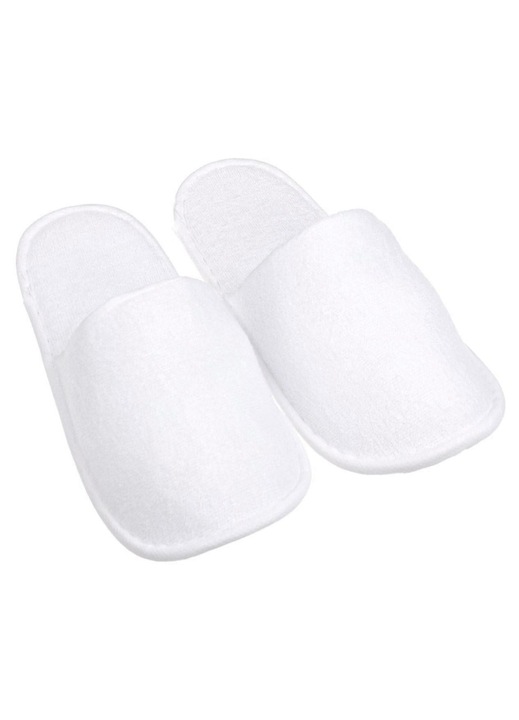 Papuci de Casa, One Size, Alb, Tip Hotel, Dama