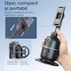 Set Gimbal Auto-Tracking AI cu Trepied, AZ Products®, Model PO3, Compatibil Telefon/DSLR/Action Cam, Bluetooth, Rotire 360°, Recunoastere Faciala, Control Gesturi, 2 Lumini LED de Umplere, Acumulator 1200 mAh, Autonomie 2–4h, Filet 1/4", Port USB-C