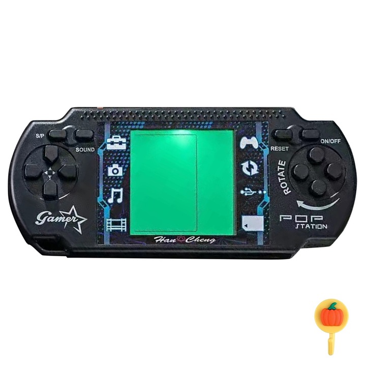 Конзола за игра на тетрис Ronyes, екран с подсветка 3,5 инча, черен, 17,5x7,5 cm