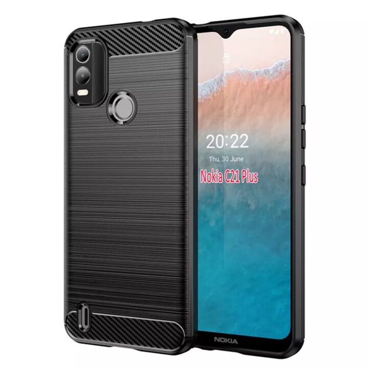 ΠΠ°Π»ΡΡ fixGuard Carbon Silicone Π·Π° Nokia C21 Plus - Black