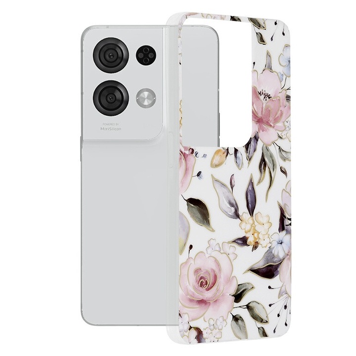 Калъф за Oppo Reno8 Pro, Smartphosis Marble, Chloe White