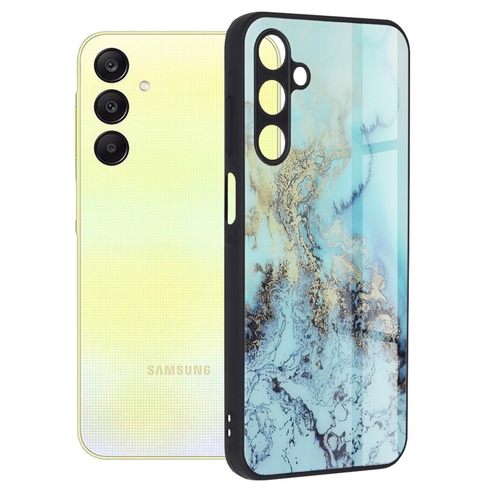 Кейс за Samsung Galaxy A25 5G, Techsuit Glaze Series, Blue Ocean