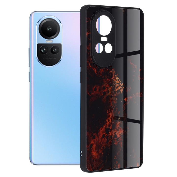 Калъф fixGuard Glaze Series за Oppo Reno10 / Reno10 Pro - Red Nebula