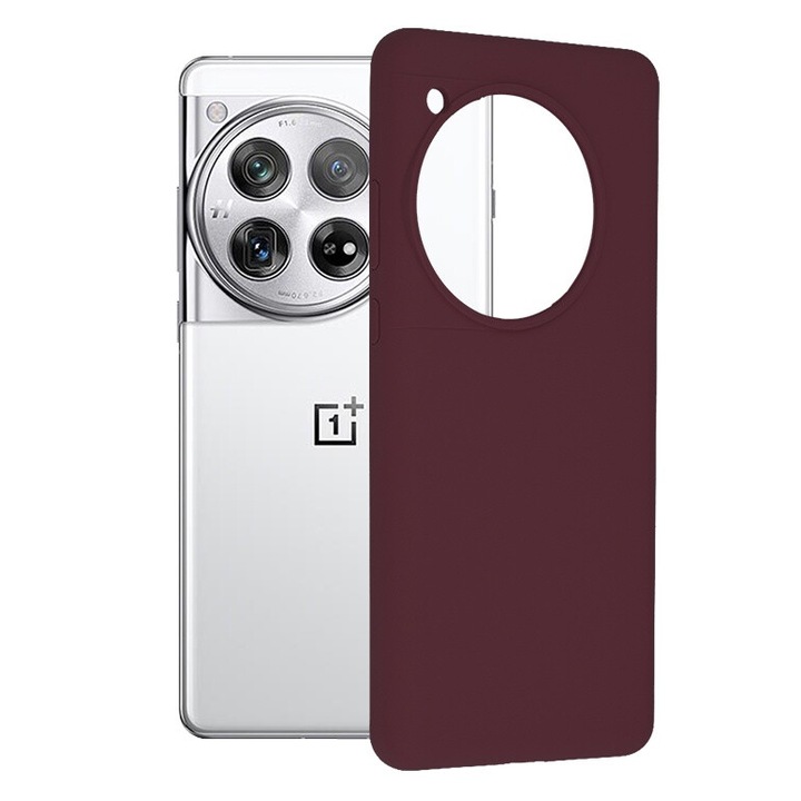 Калъф fixGuard Soft Edge Silicone за OnePlus 12 - Plum Violet