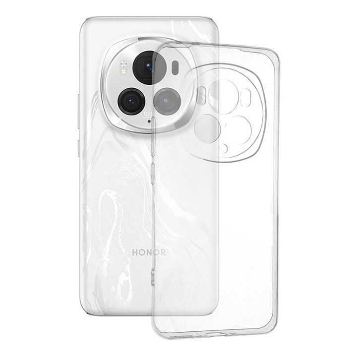 Кейс за Honor Magic6 Pro - Clear Silicone - Прозрачен