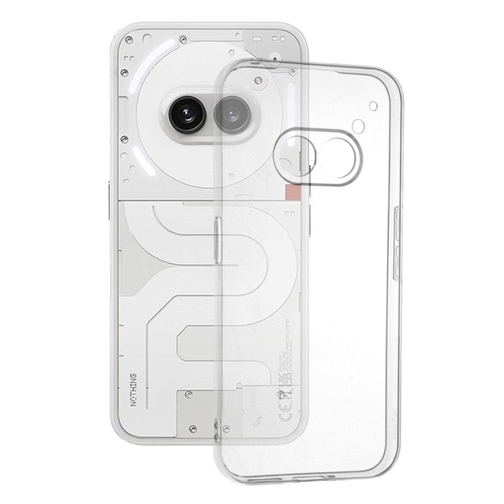 Кейс за Nothing Phone (2a) Plus - Clear Silicone - Прозрачен